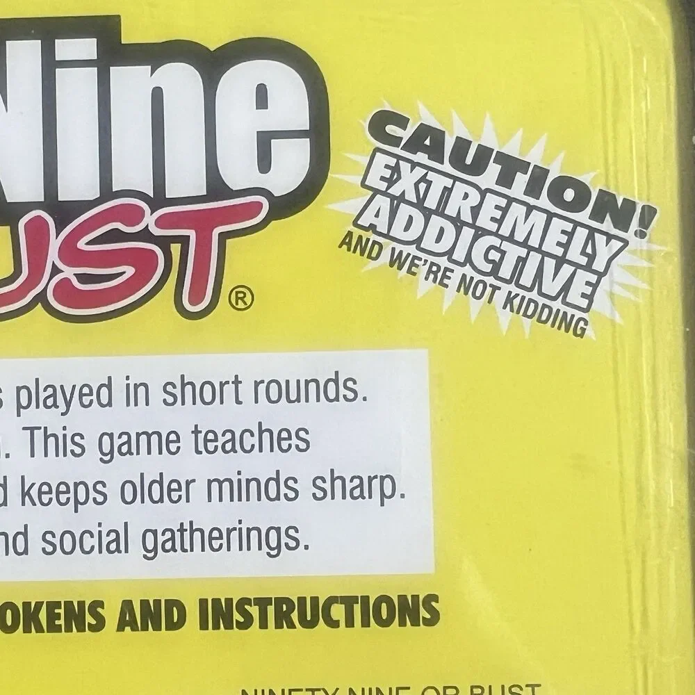 99 Ninety-Nine Or Bust LGI Legendary Games Family Card Game NIB